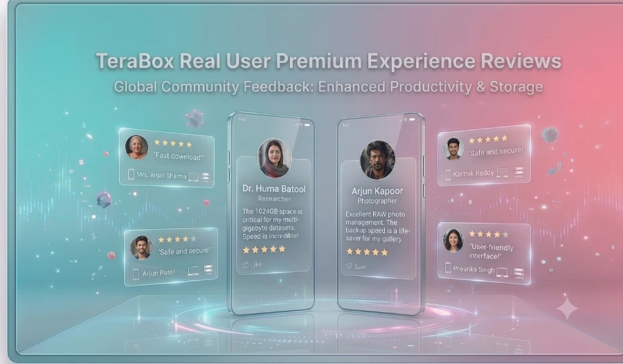 User ratings and reviews chart for TeraBox Mod APK
